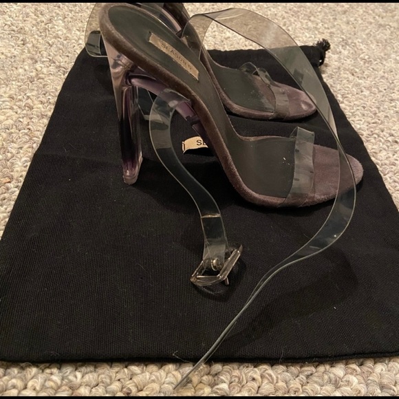 Authentic Yeezy Lucite Heels in Grey size 6.5 - Picture 2 of 6